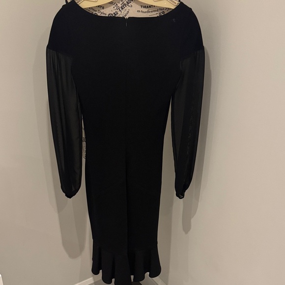 Chic Black Long Sleeve Dress - Picture 5 of 5